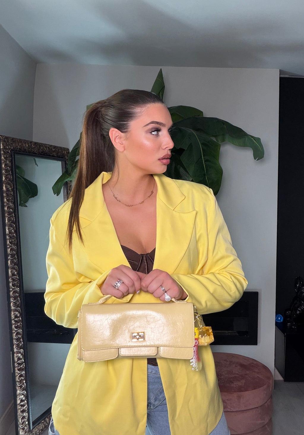 American bag giallo pastello