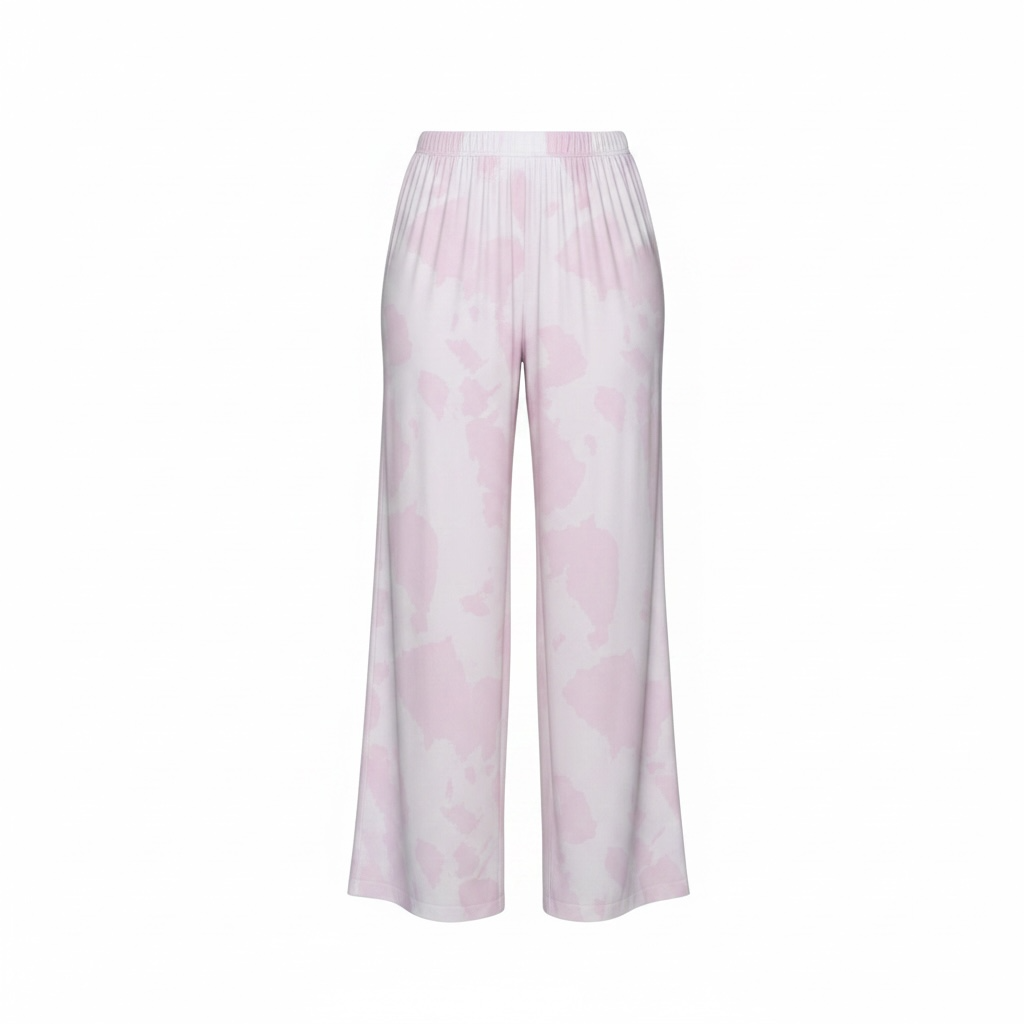 Pantalone Mondo bianco+rosa