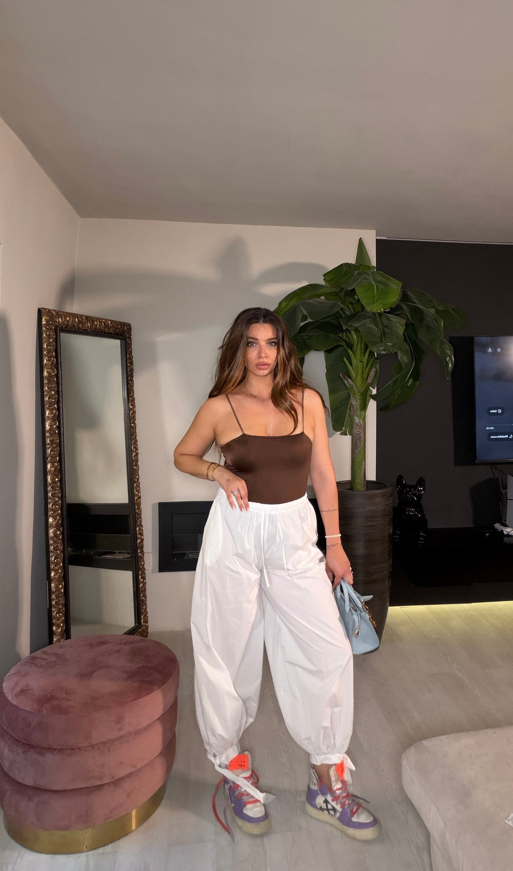 Pantalone Melia bianco