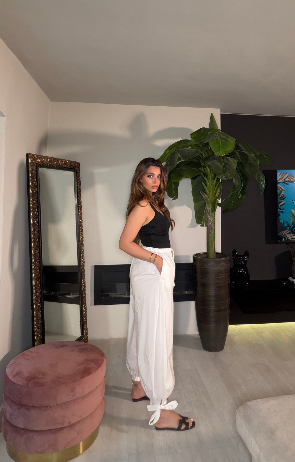 Pantalone Melia bianco