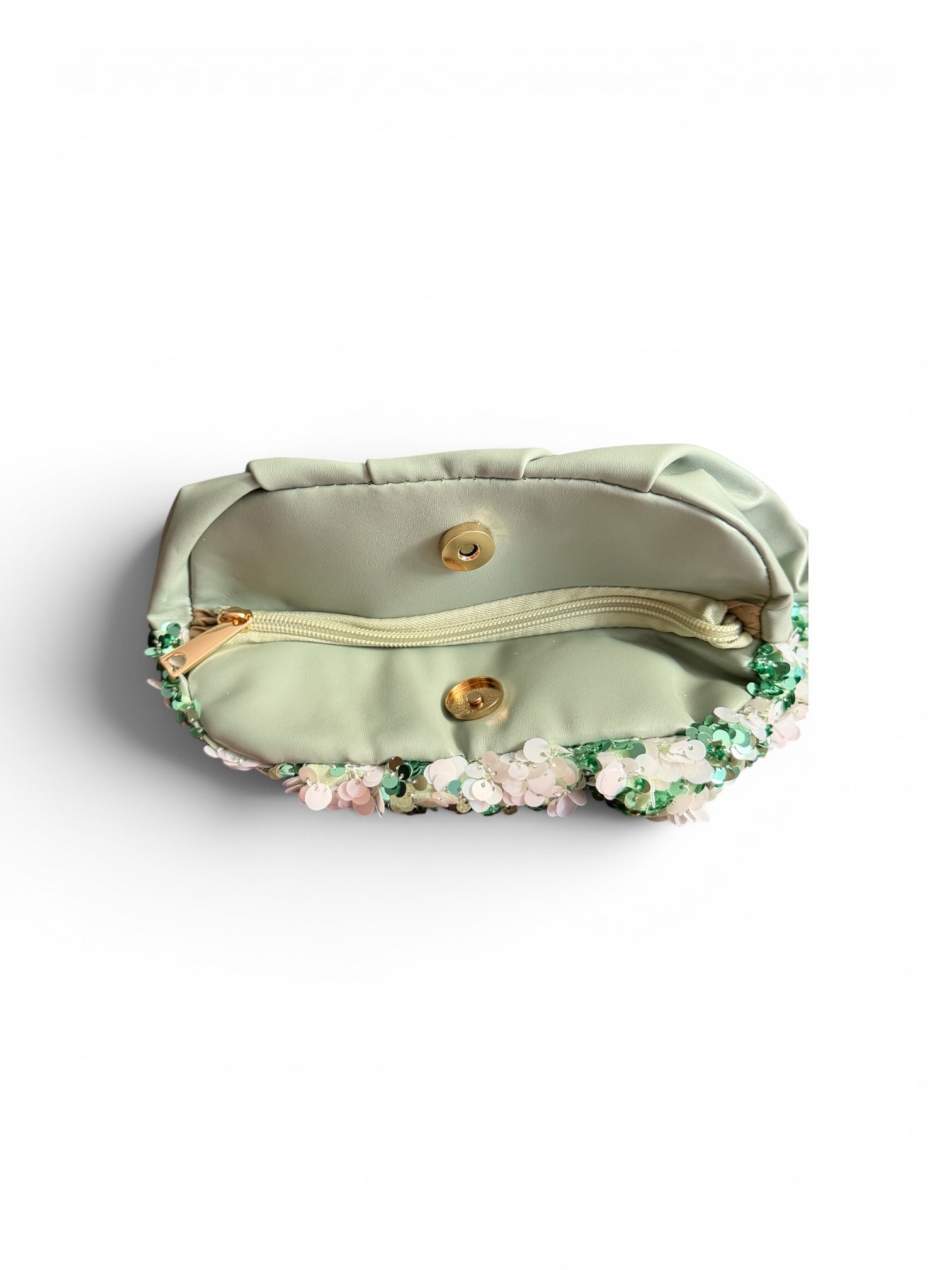 Puff bag green