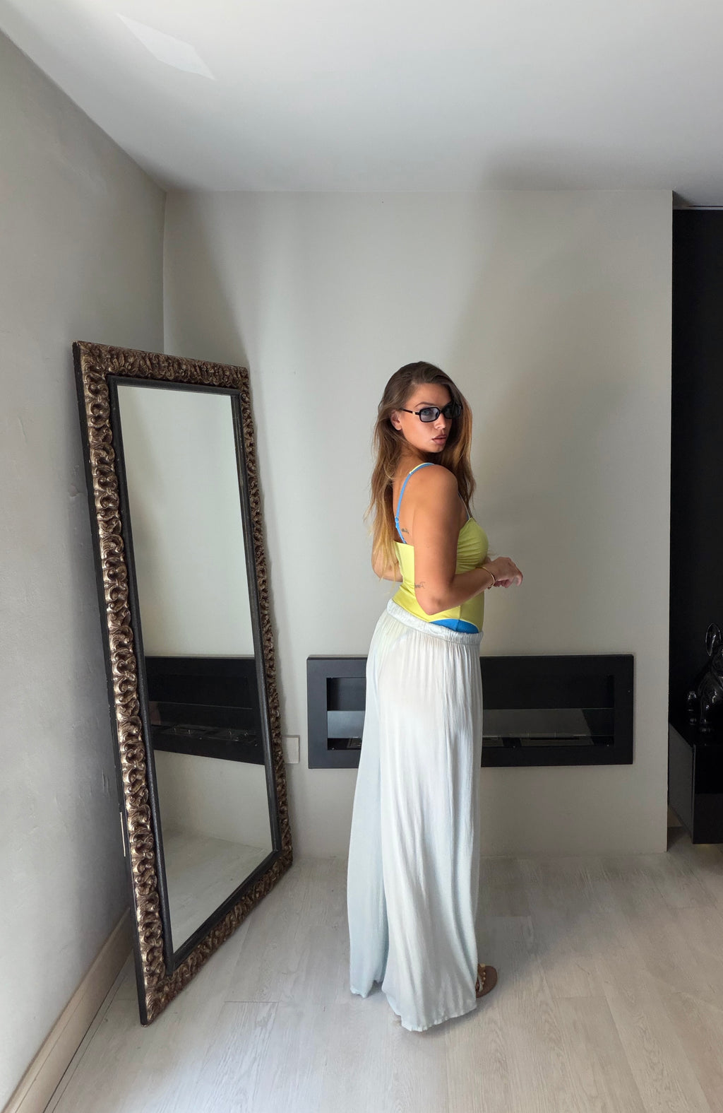 Pantalone Riviera celeste