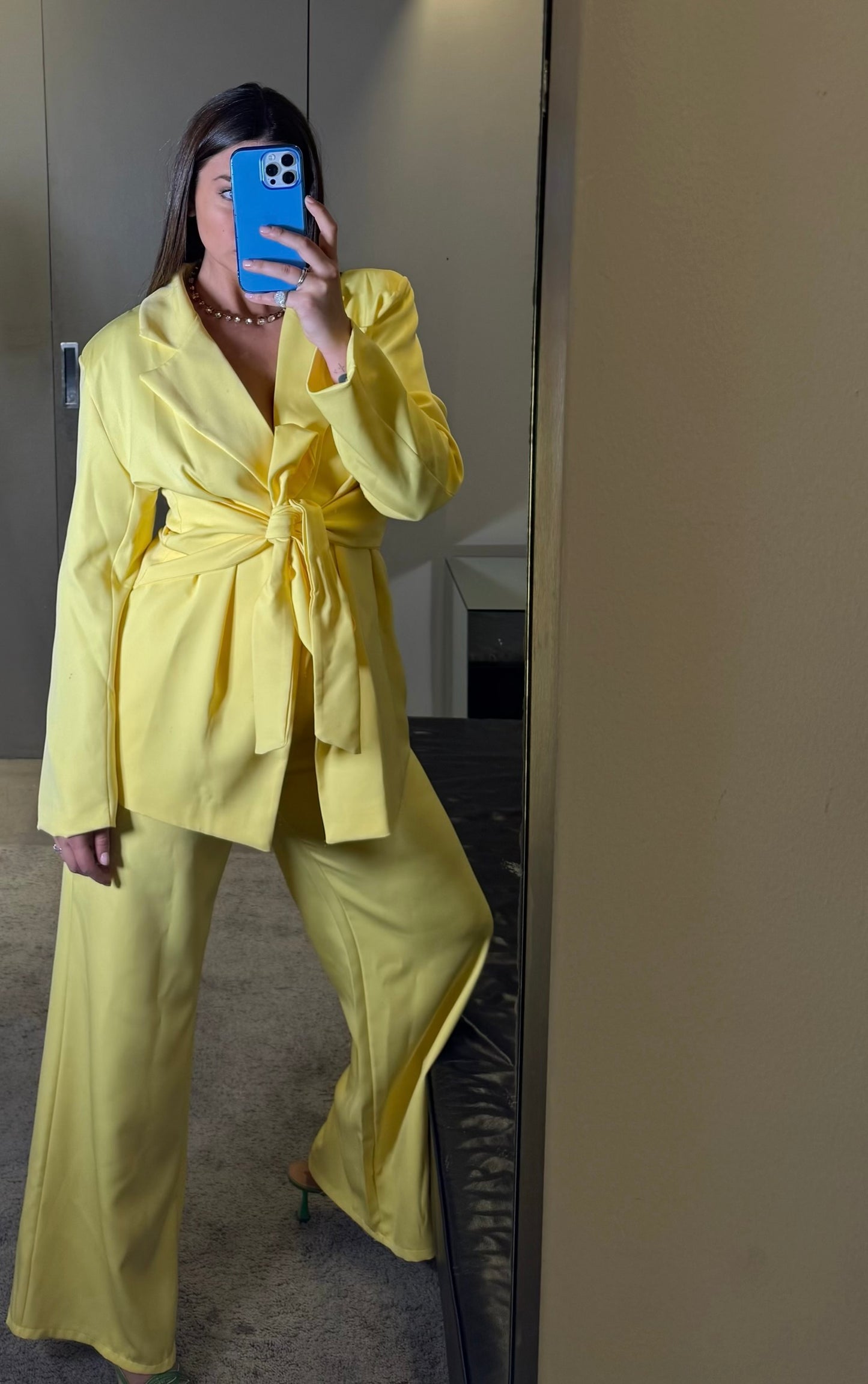 Tailleur Penelope giallo