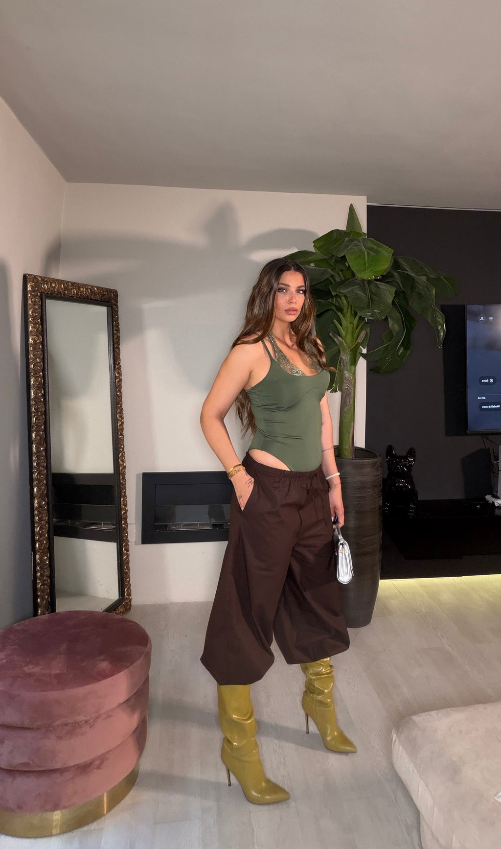 Pantalone Melia marrone