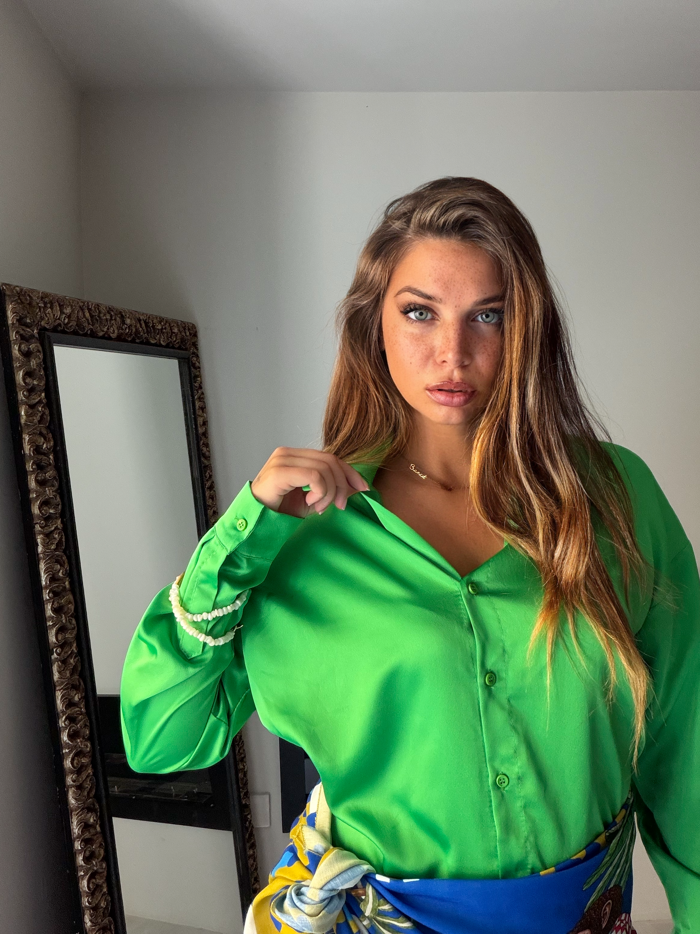 Camicia Blonde verde