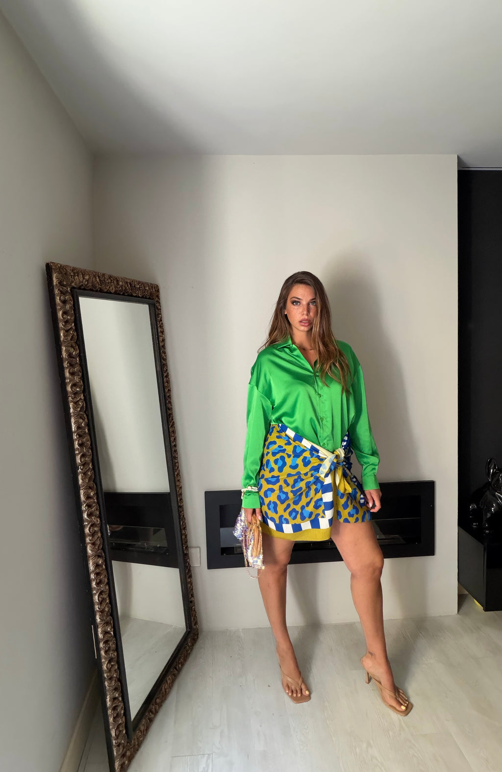 Camicia Blonde verde