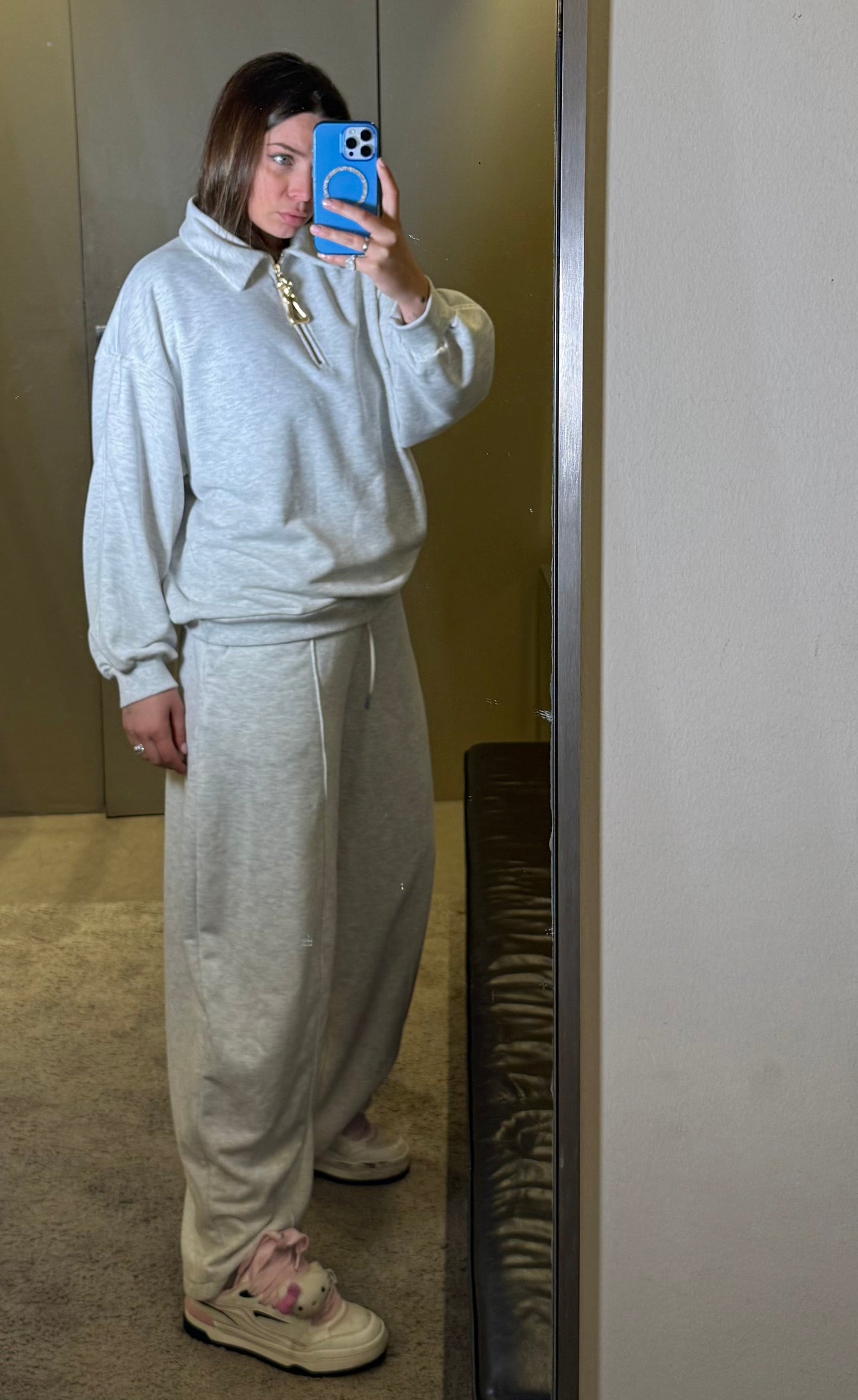 Completo Raja grigio