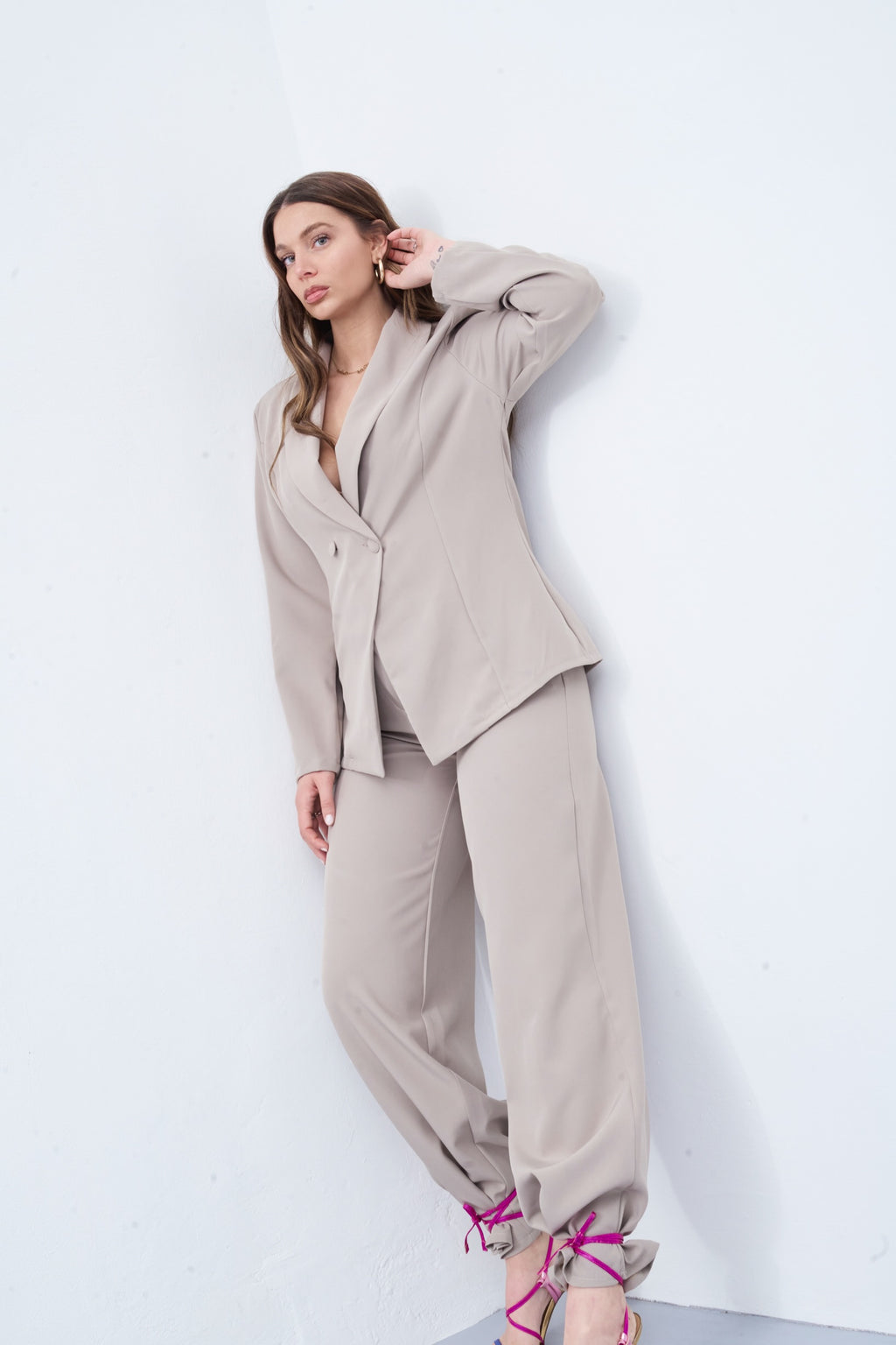 Tailleur Cocoa grigio
