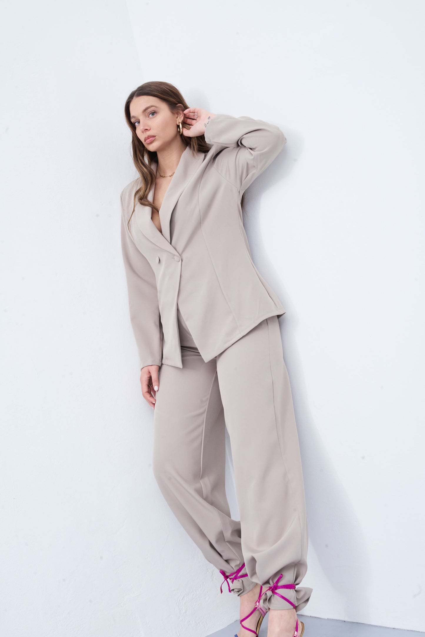 Tailleur Cocoa grigio