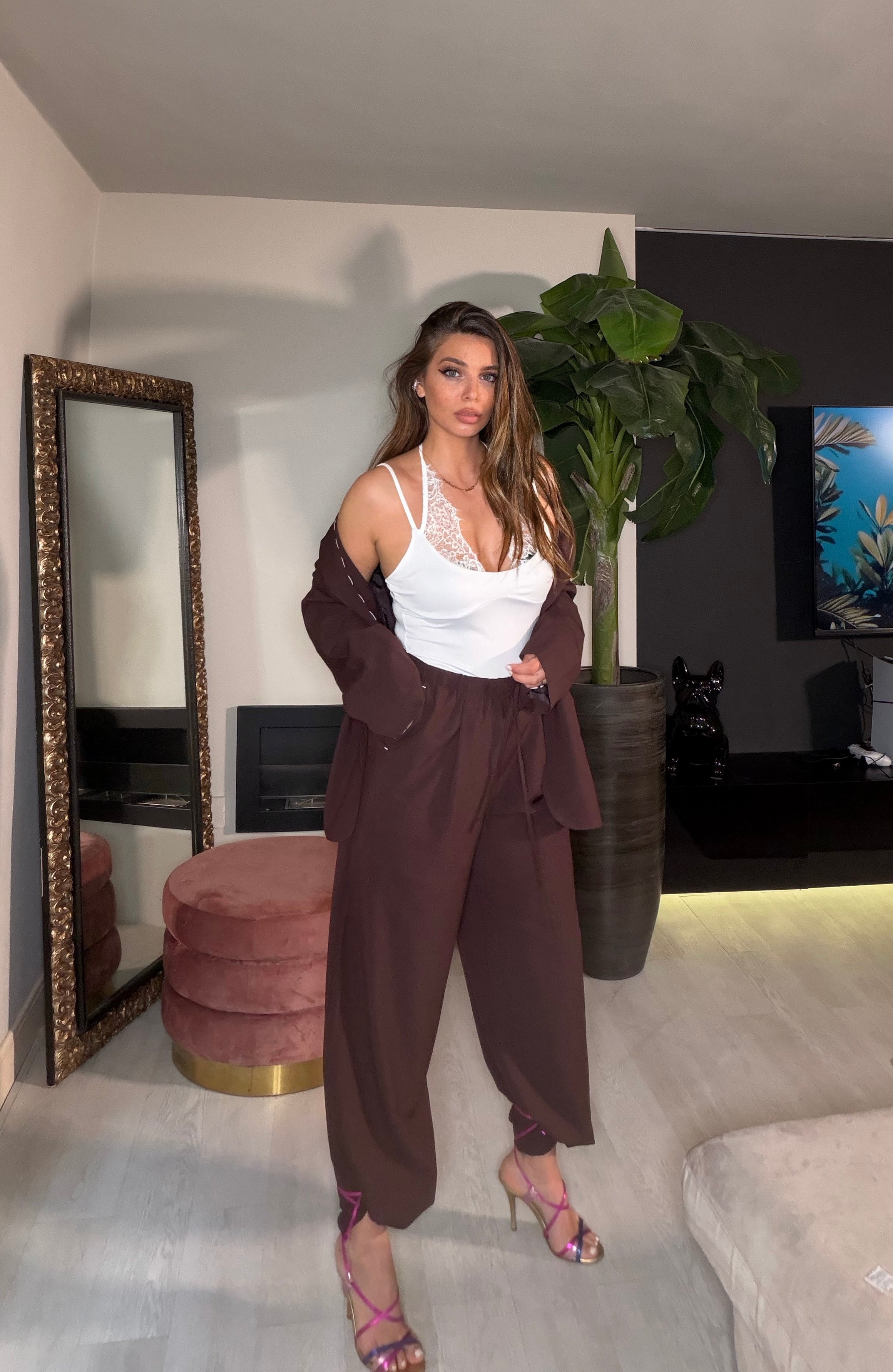 Pantalone Libia vino