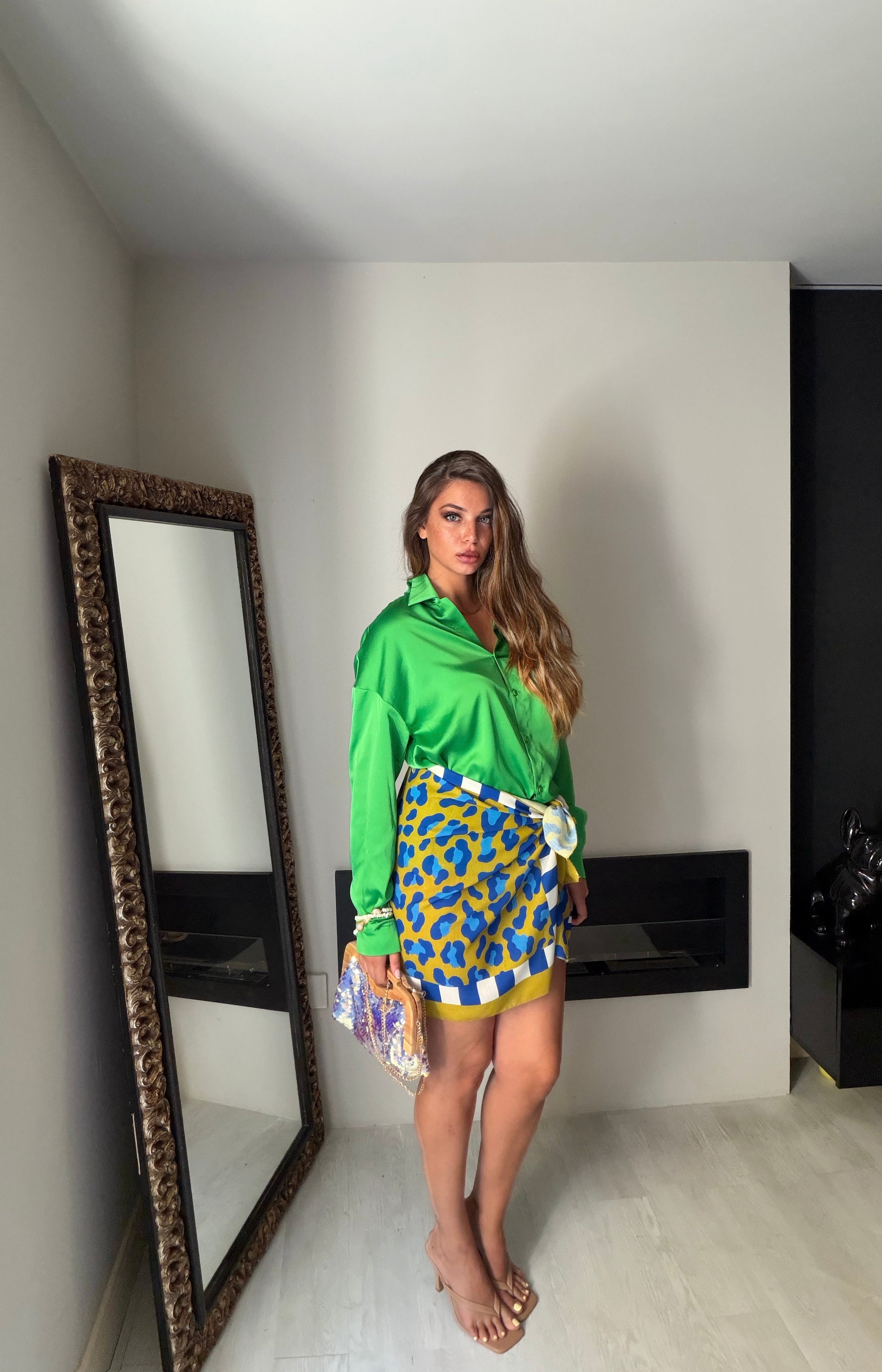 Camicia Blonde verde
