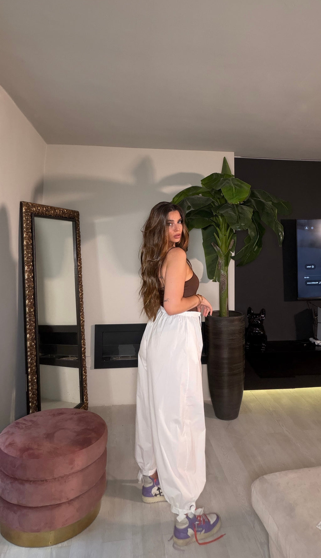 Pantalone Melia bianco