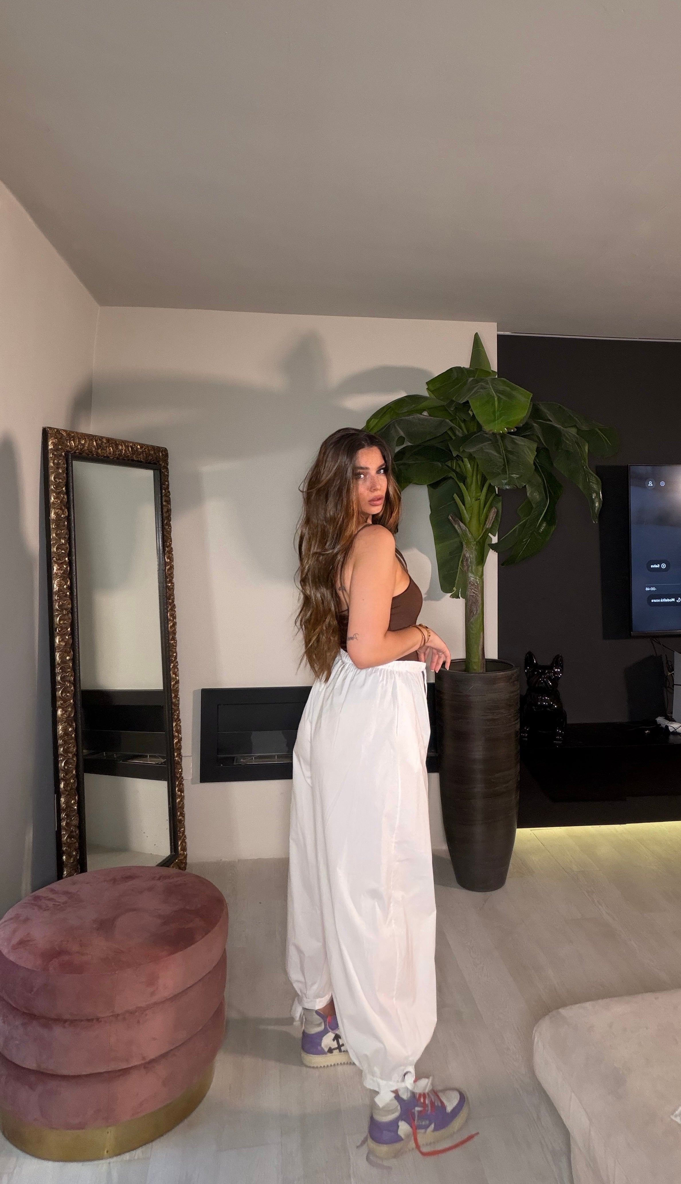 Pantalone Melia bianco