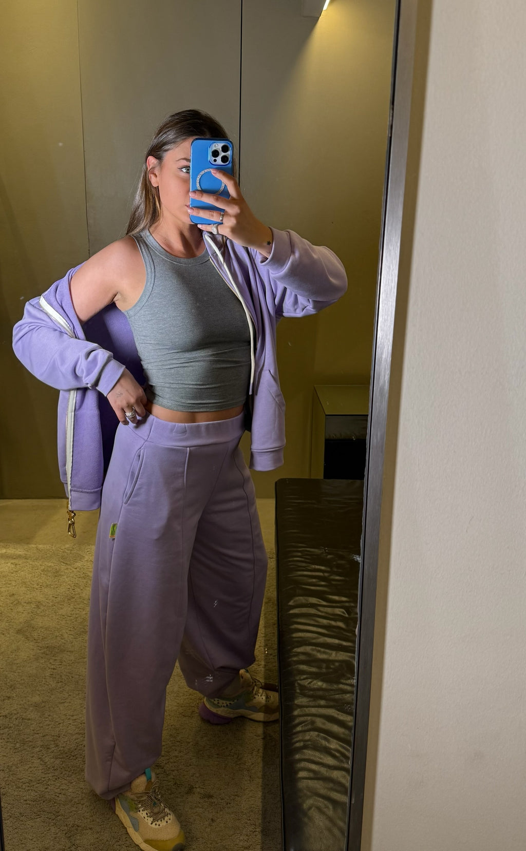 Top Bonjour grigio