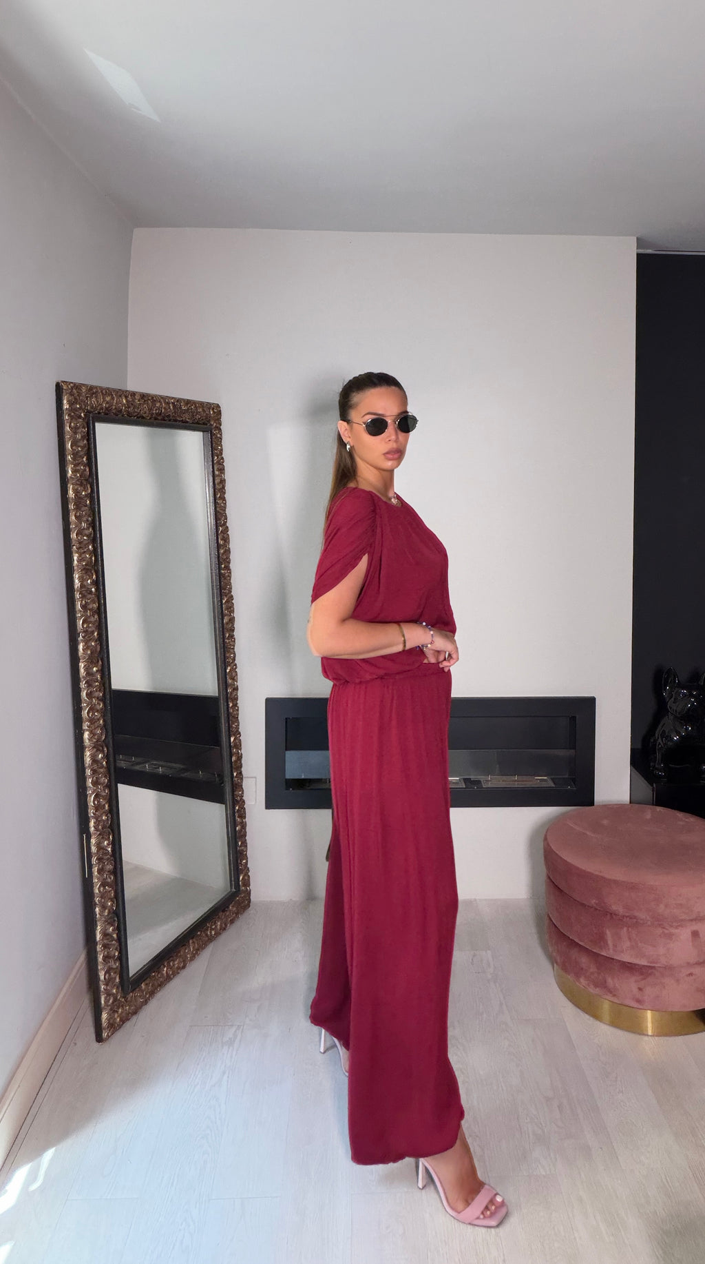 Set Sponda borgogna