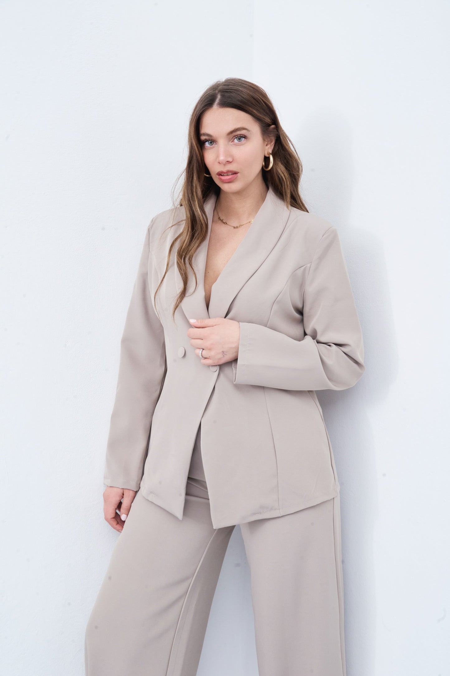 Tailleur Cocoa grigio