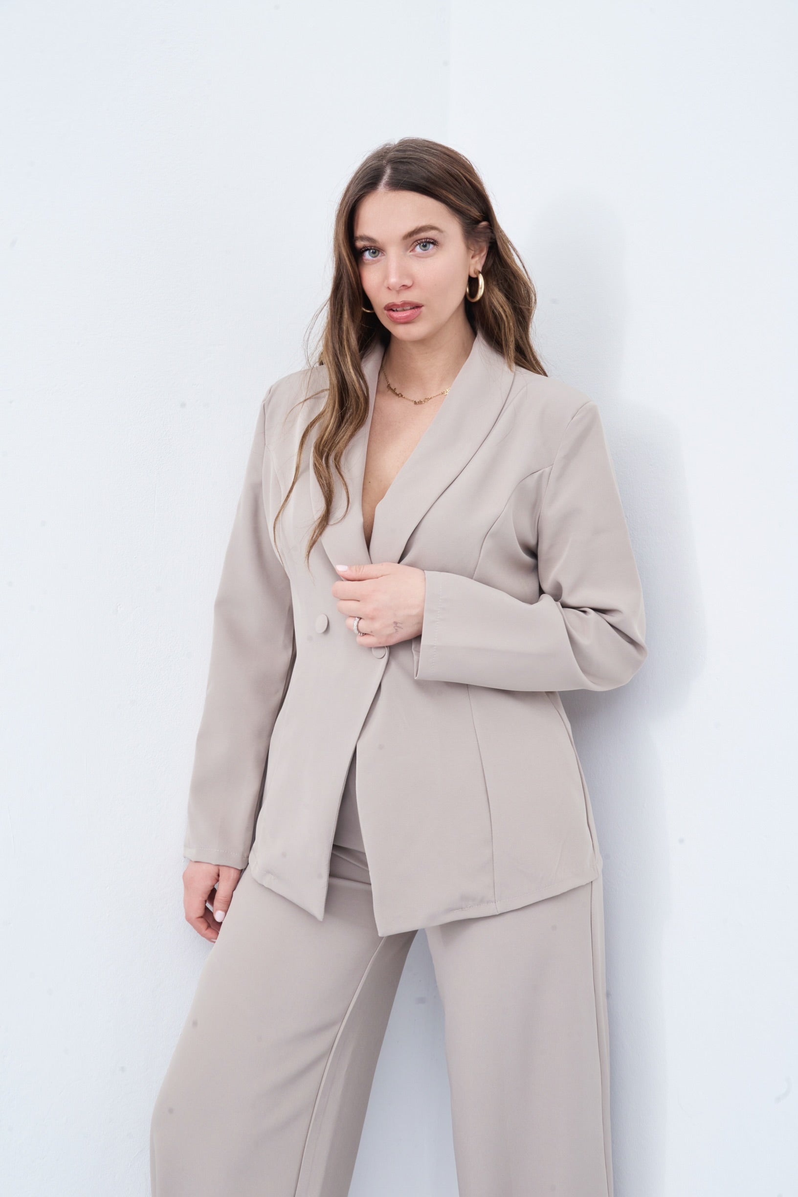 Tailleur Cocoa grigio