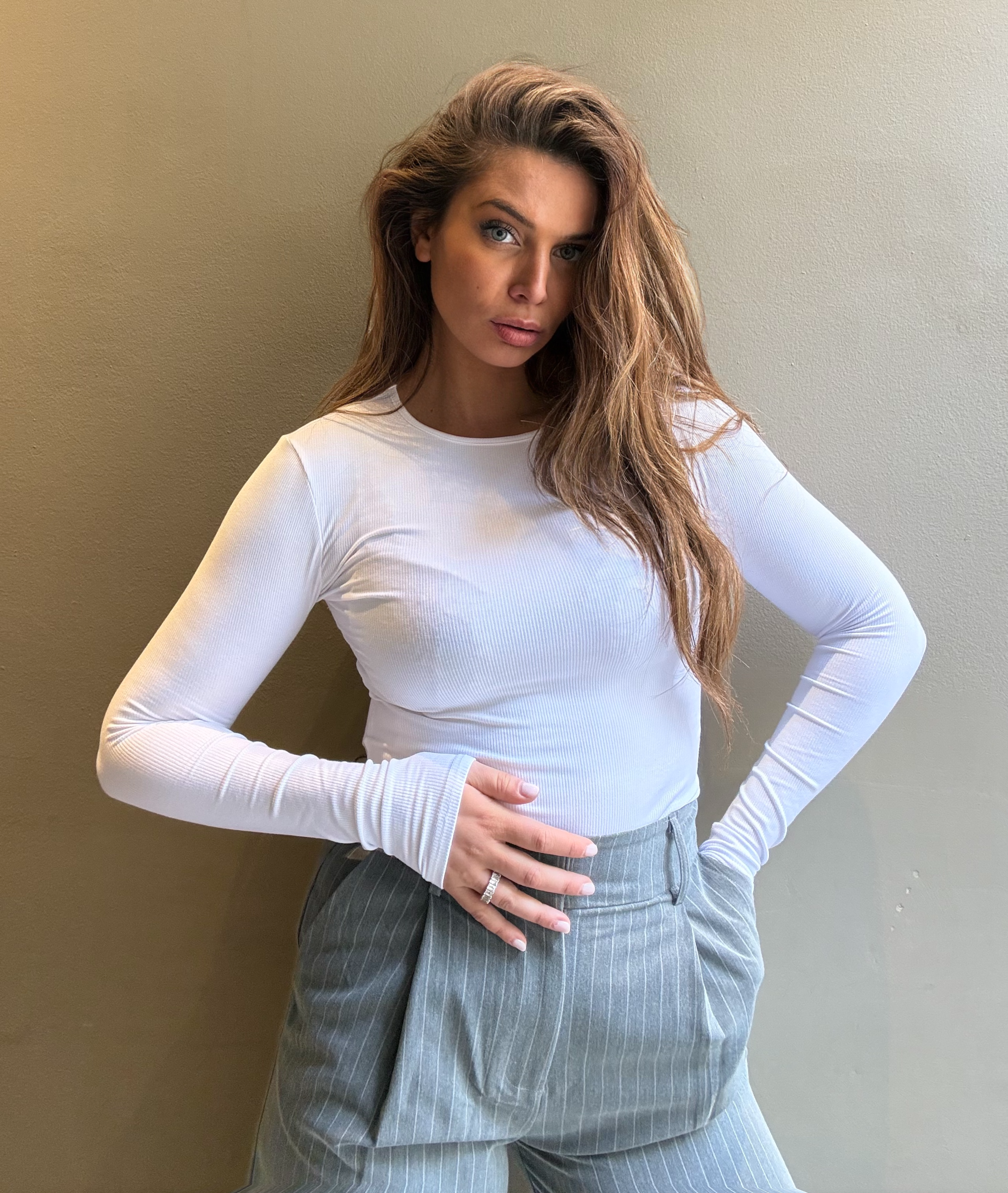 Body Skinny bianco