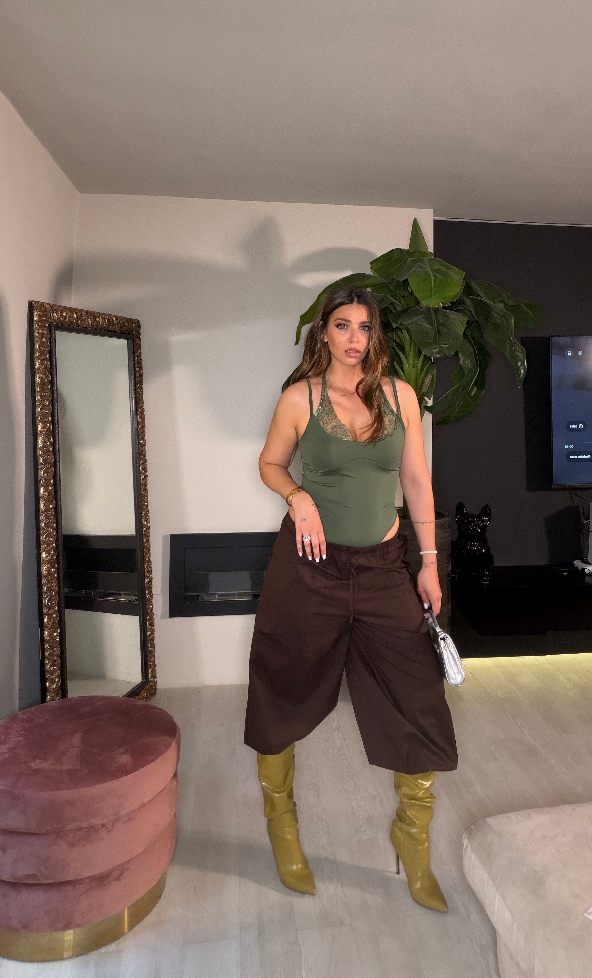 Pantalone Melia marrone