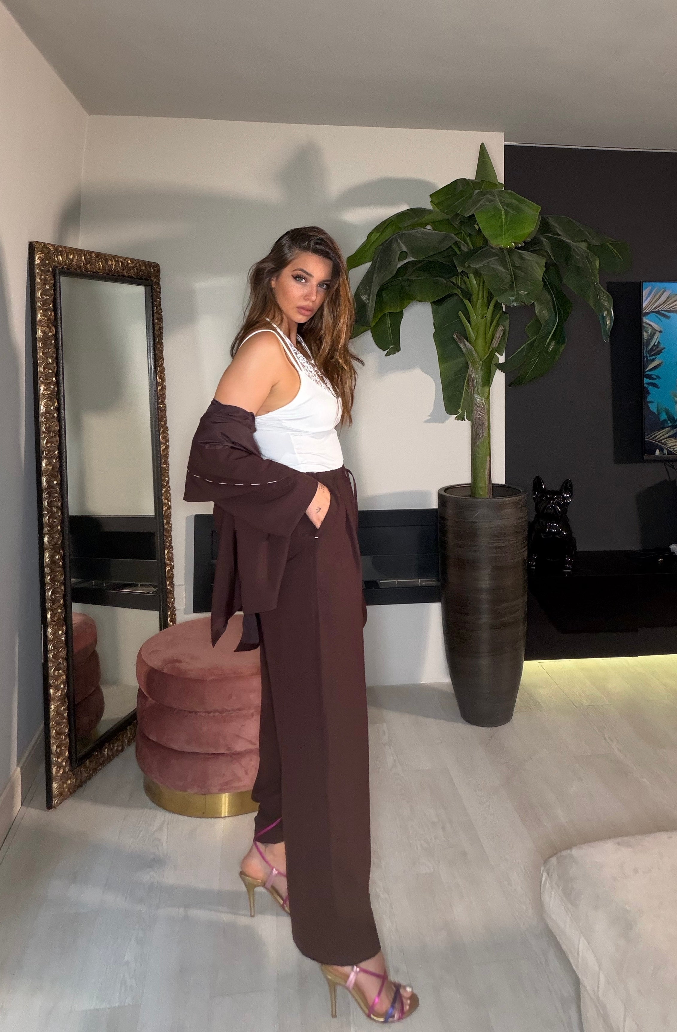Pantalone Libia vino