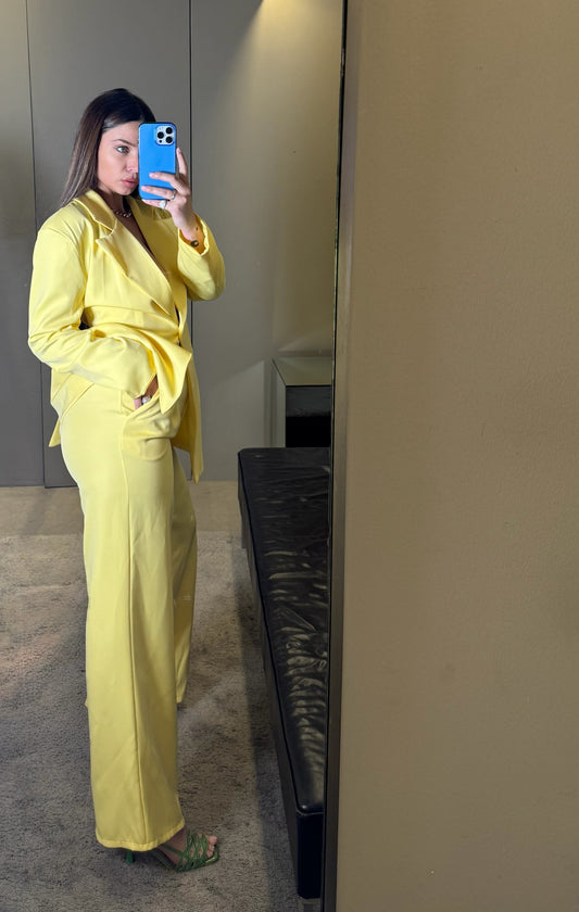 Tailleur Penelope giallo