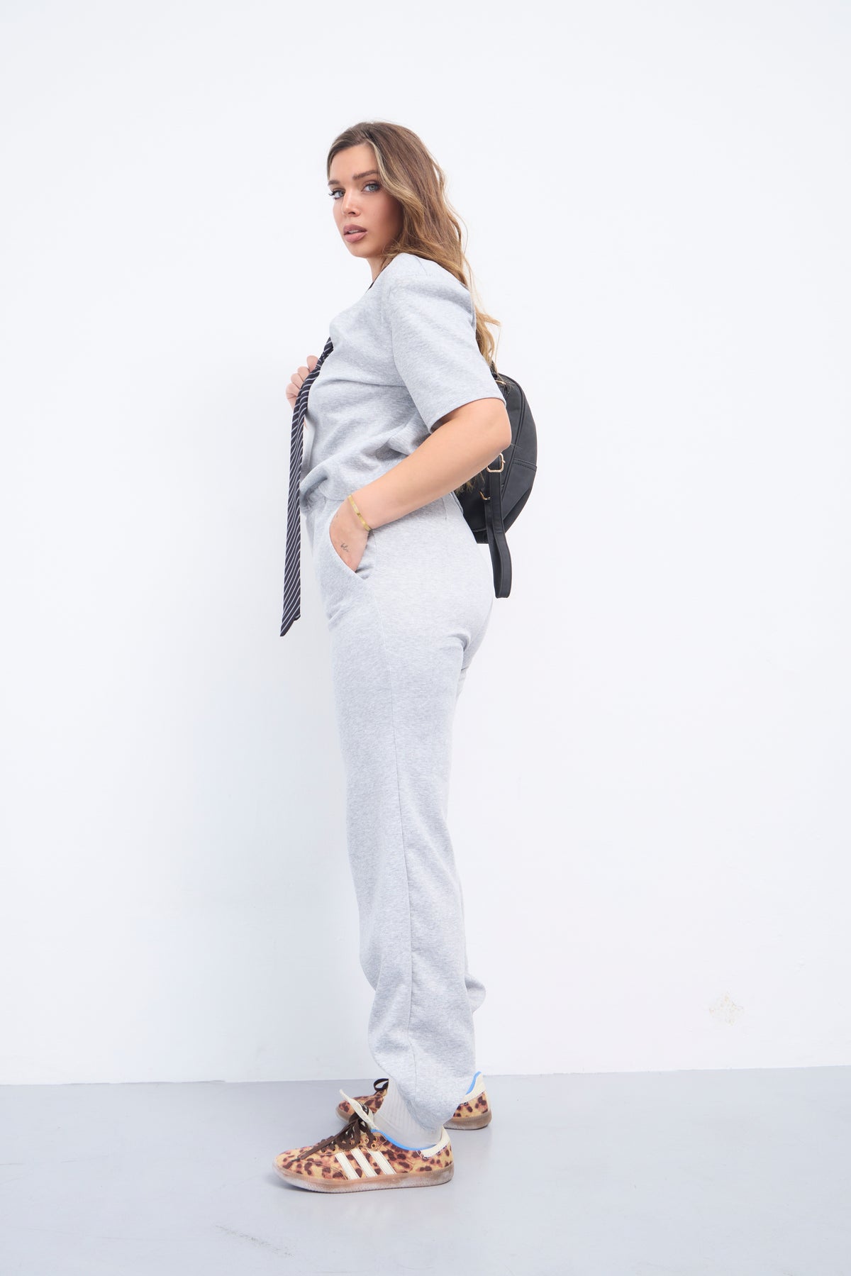 Completo tuta India grigio