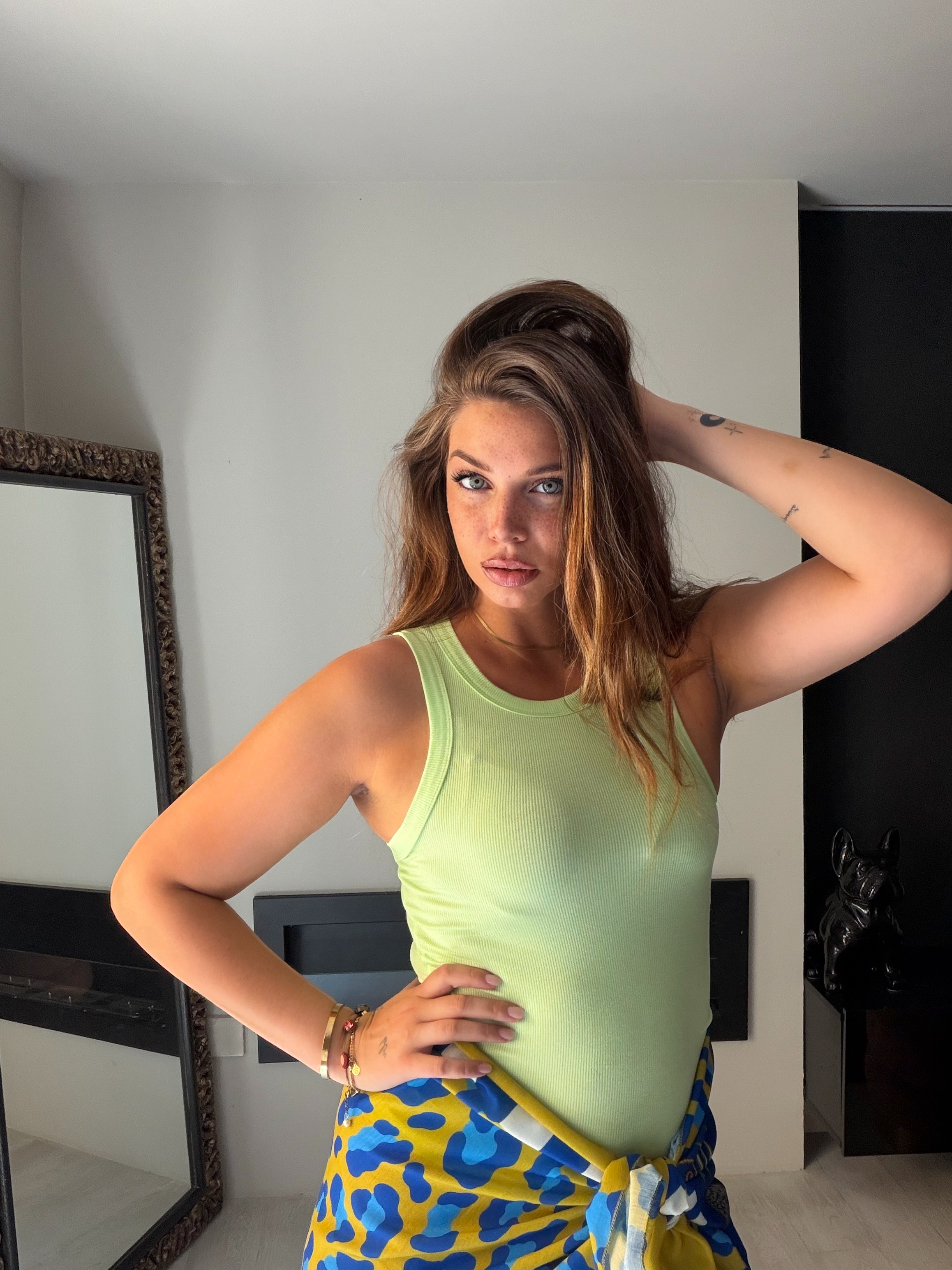 Canotta Player verde