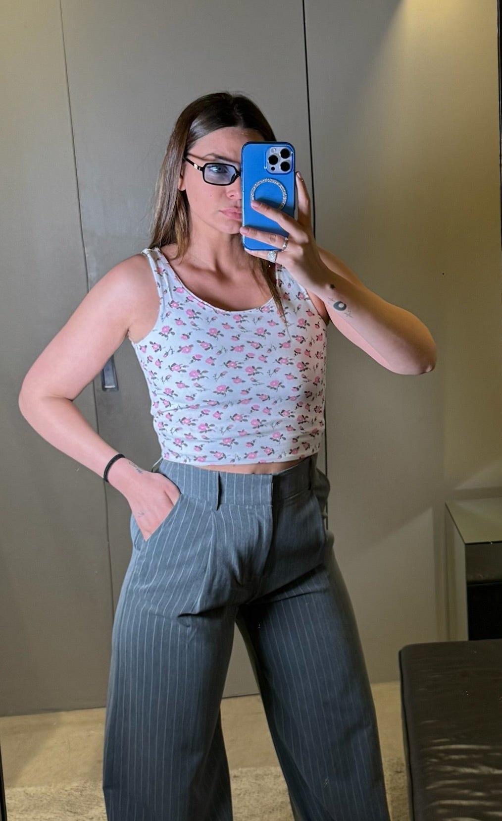 Top roselline bianco