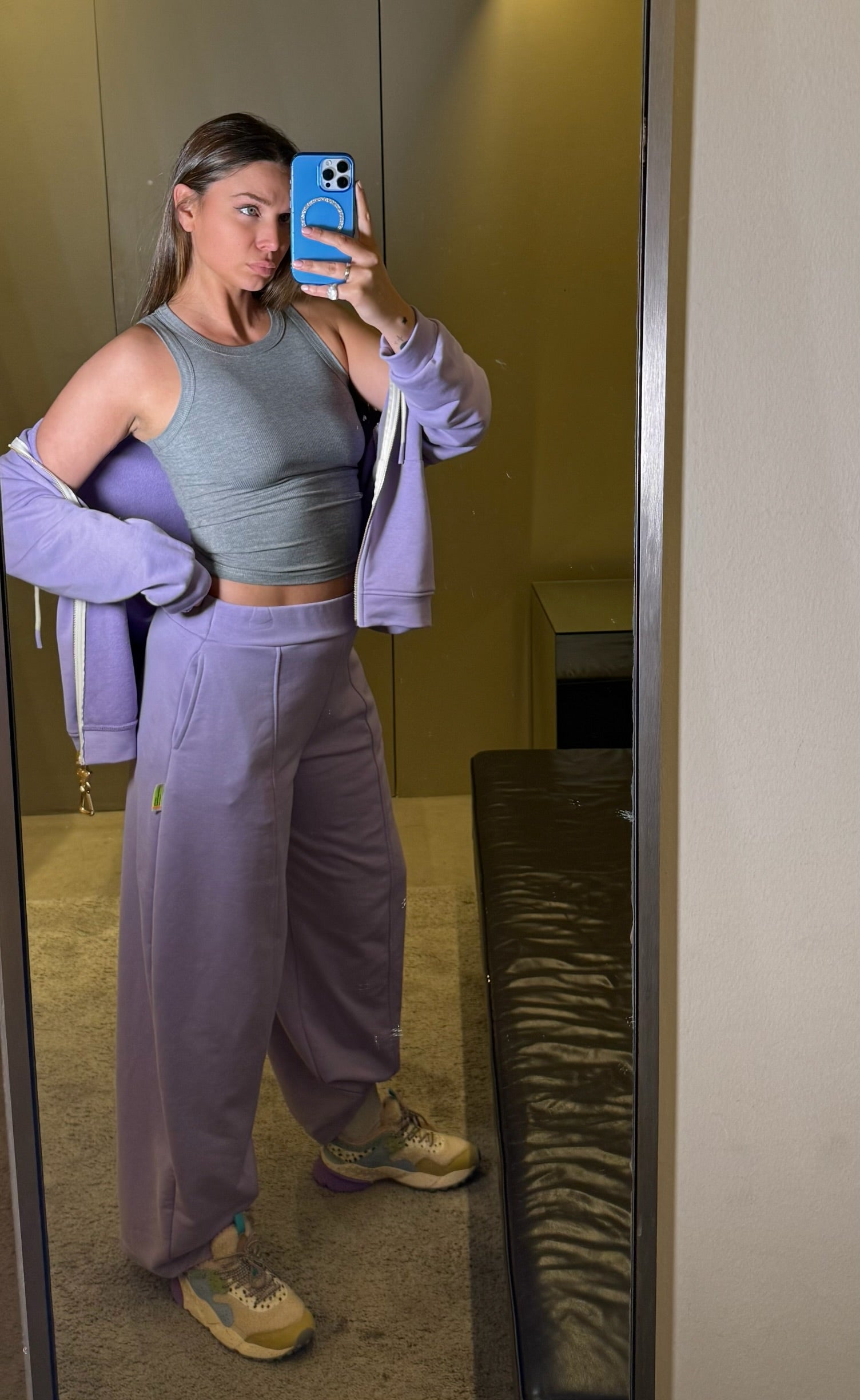 Top Bonjour grigio