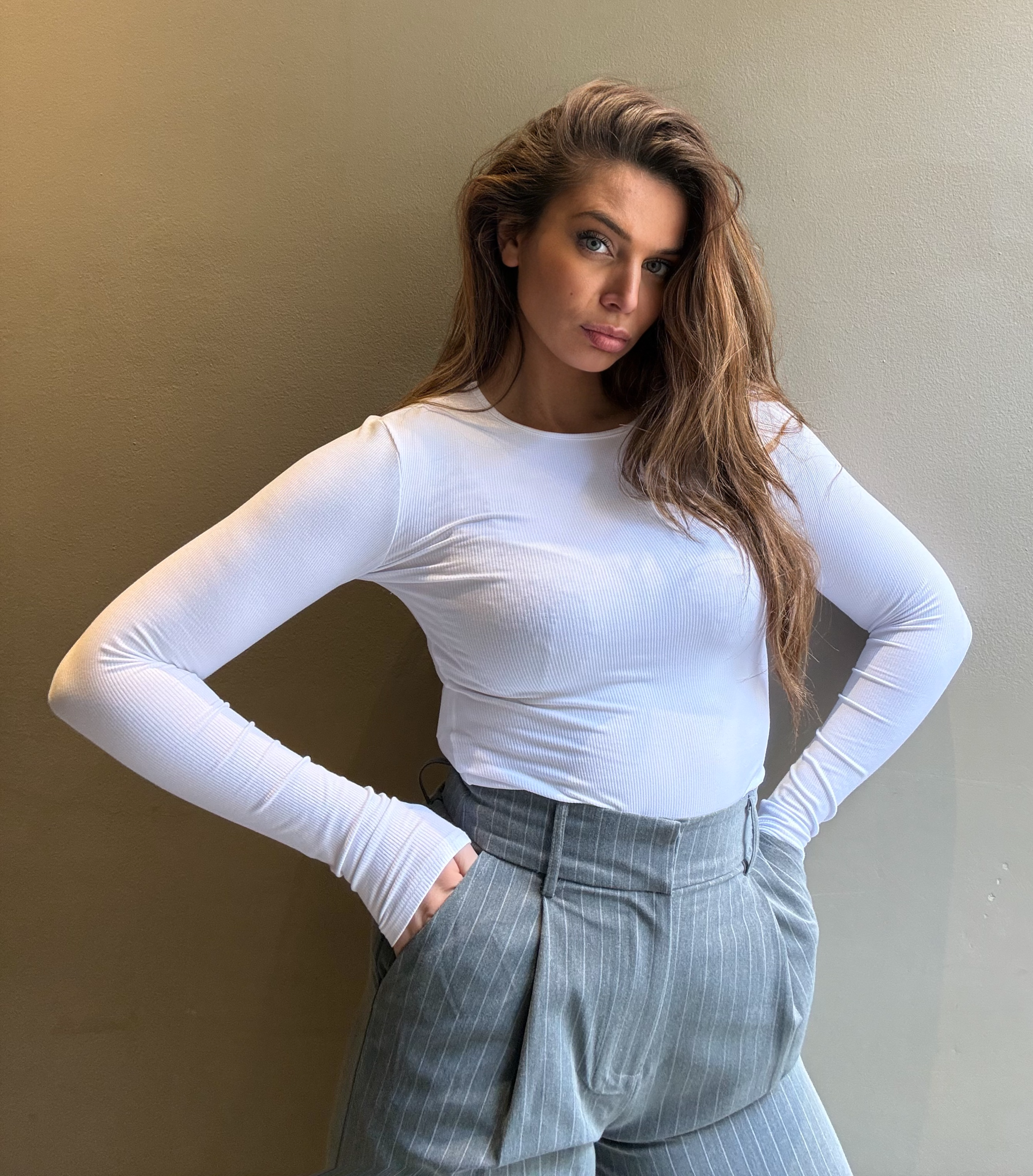Body Skinny bianco