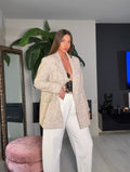 Blazer Tweed beige