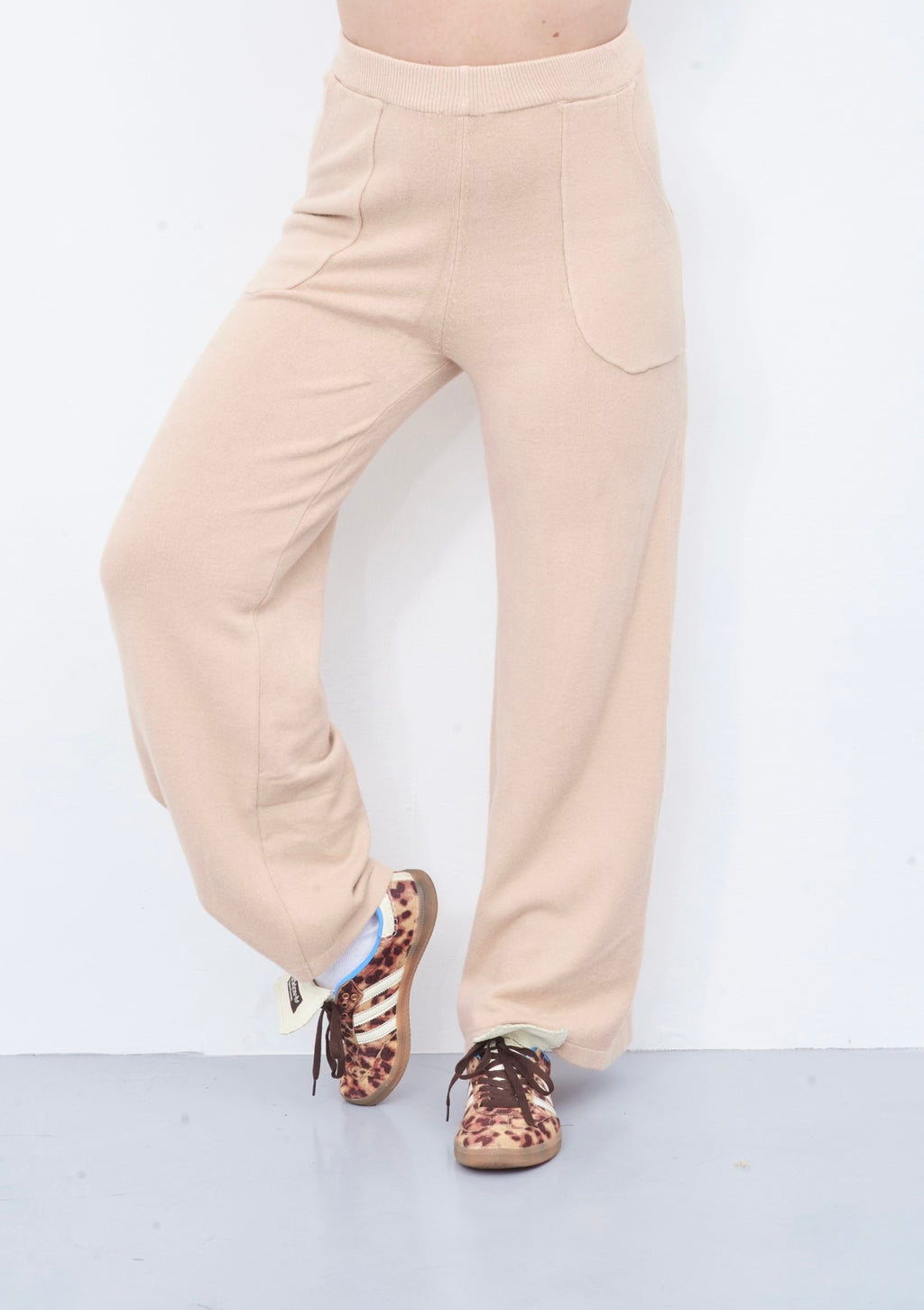 Pantalone comfy beige