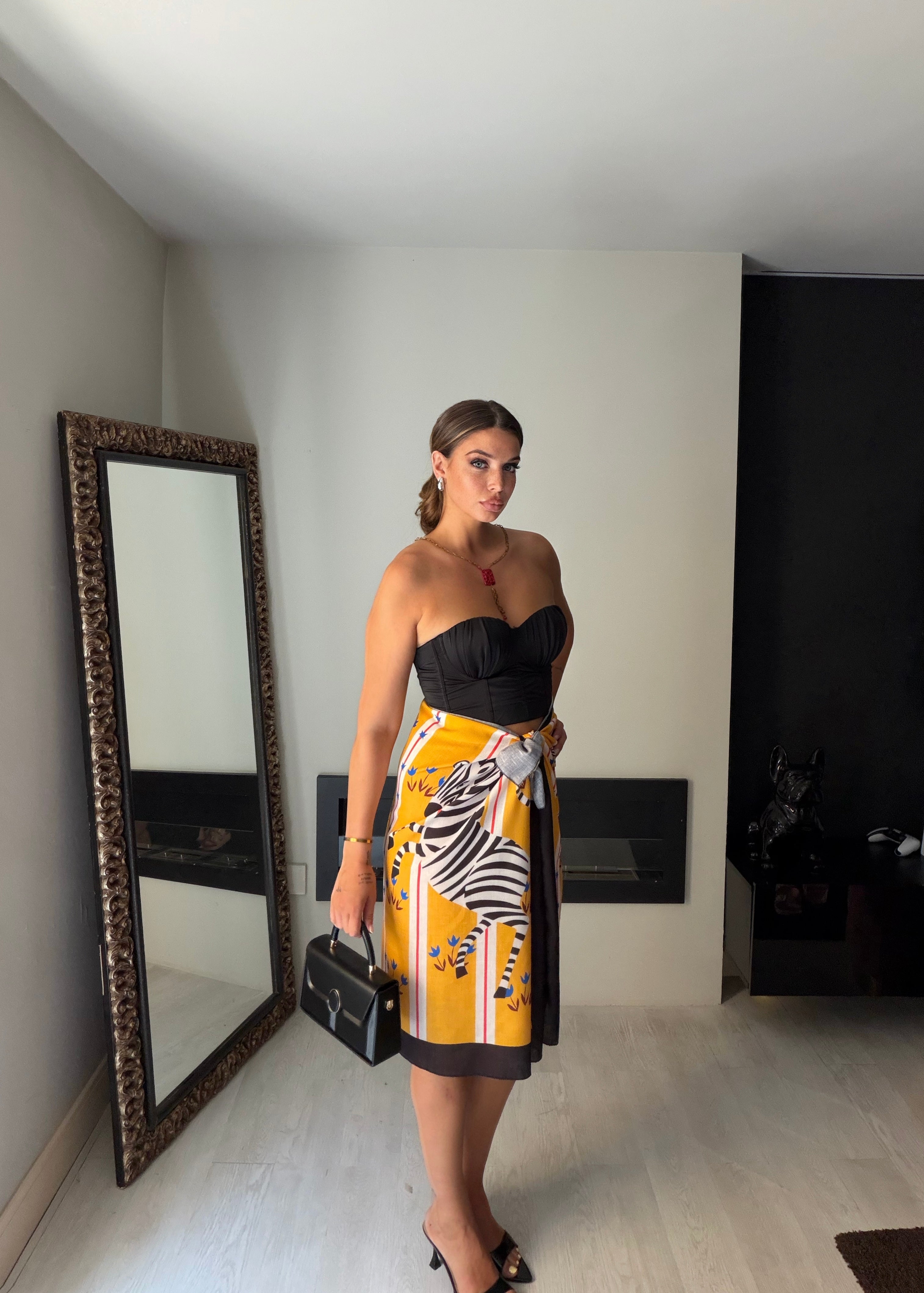 Gonna pareo ZEBRA lunga