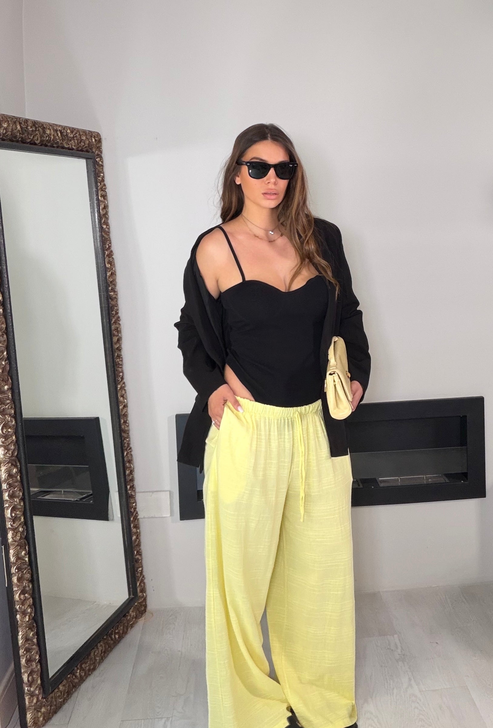 Pantalone Nuvola giallo